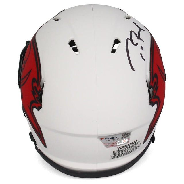 Tom Brady Autographed TB Buccaneers Lunar Eclipse Mini Helmet Fanatics