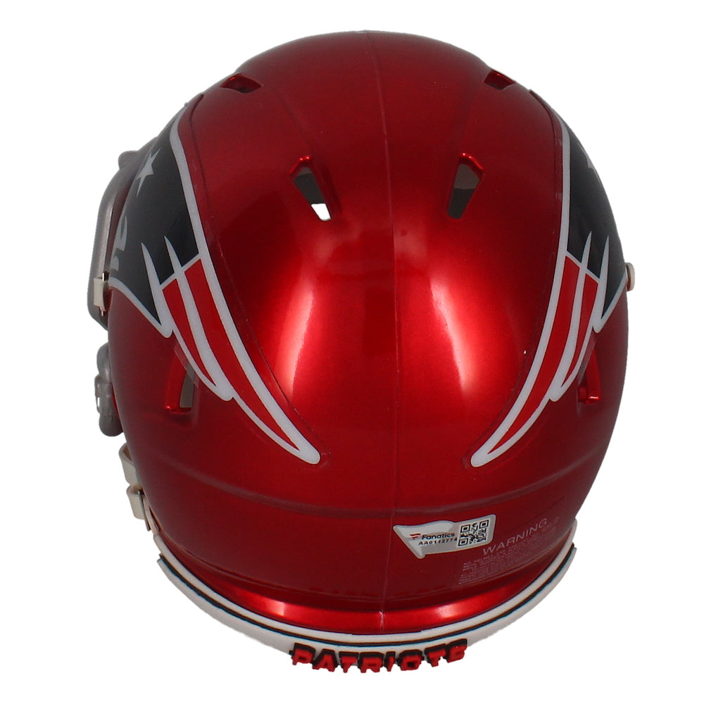 Tom Brady Autographed Patriots Flash Speed Mini Helmet w/ Visor Fanatics