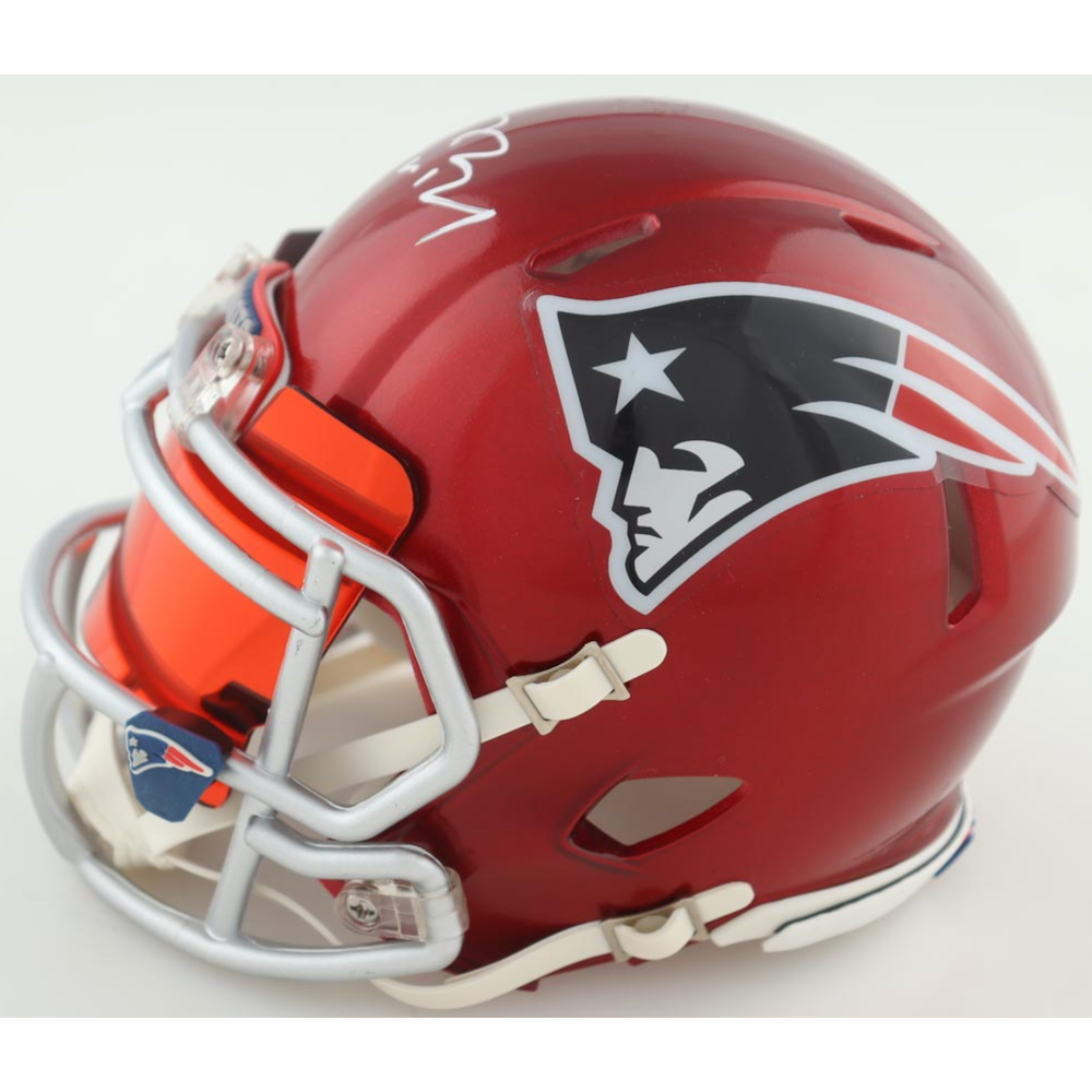Tom Brady Autographed NE Patriots Flash Speed Mini Helmet w/ Visor Fanatics