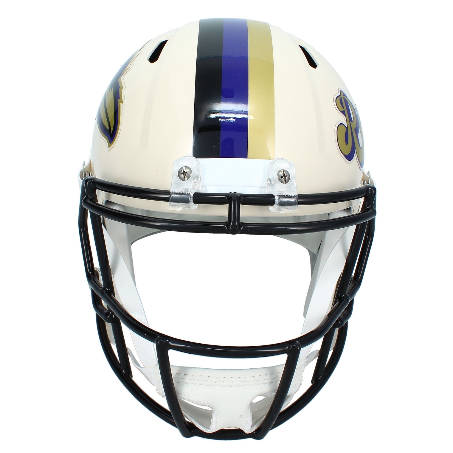Zay Flowers Autographed Baltimore Ravens RETRO Speed Full Size Helmet Beckett
