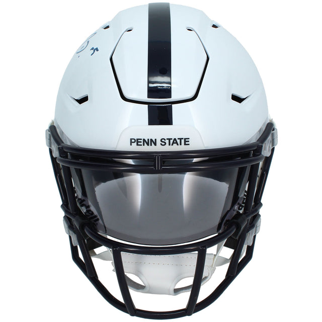 Jahan Dotson Autographed/Inscribed "WE ARE..." Penn St. Nittany Lions Speedflex Midi Helmet Beckett