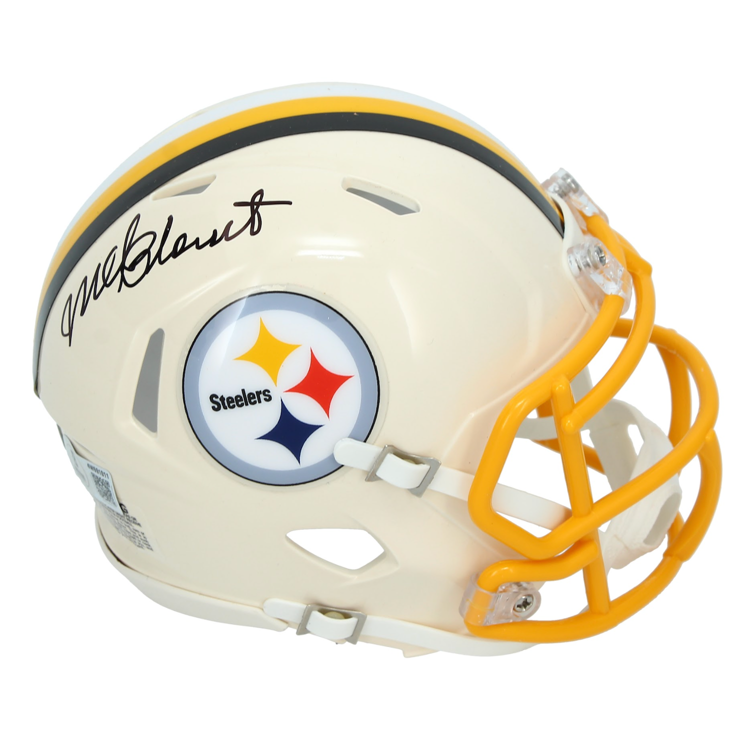 Mel Blount Autographed Pittsburgh Steelers RETRO Speed Mini Helmet Beckett