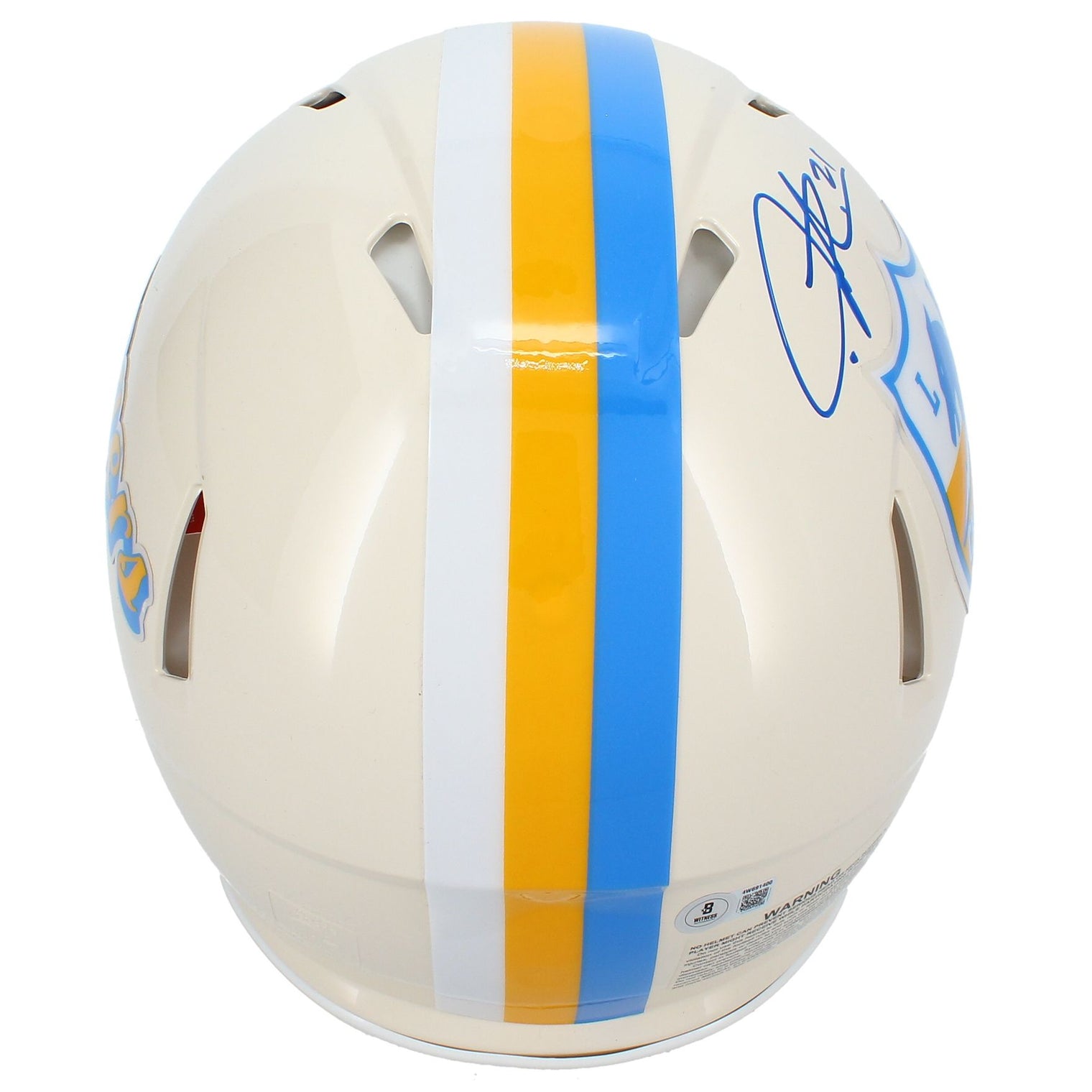 LaDainian Tomlinson Autographed Los Angeles Chargers RETRO Speed Authentic Helmet Beckett