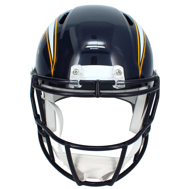 LaDainian Tomlinson Autographed Chargers 1988-06 Throwback Speed Full Size Helmet Beckett