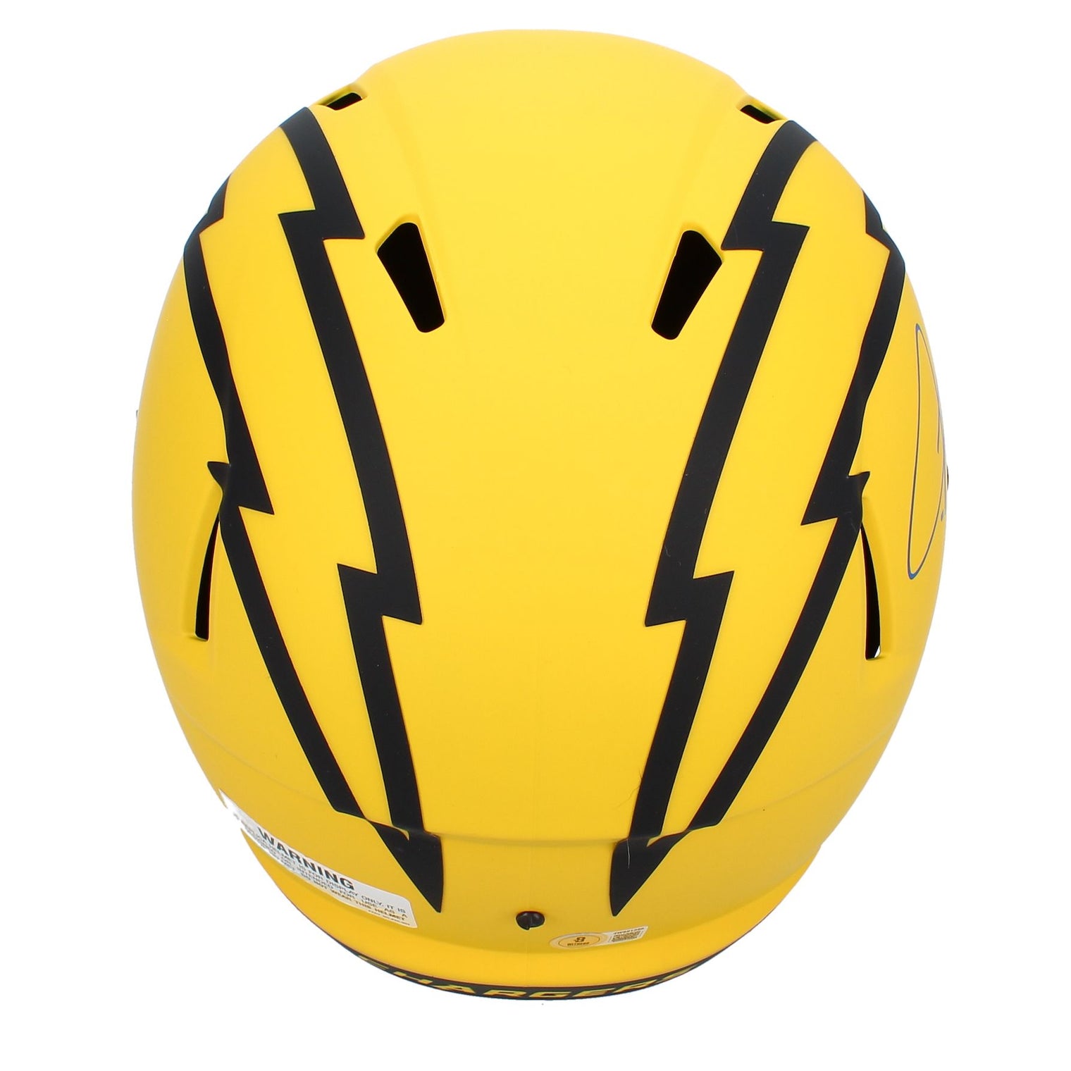 LaDainian Tomlinson Autographed Los Angeles Chargers RAVE Speed Full Size Helmet Beckett