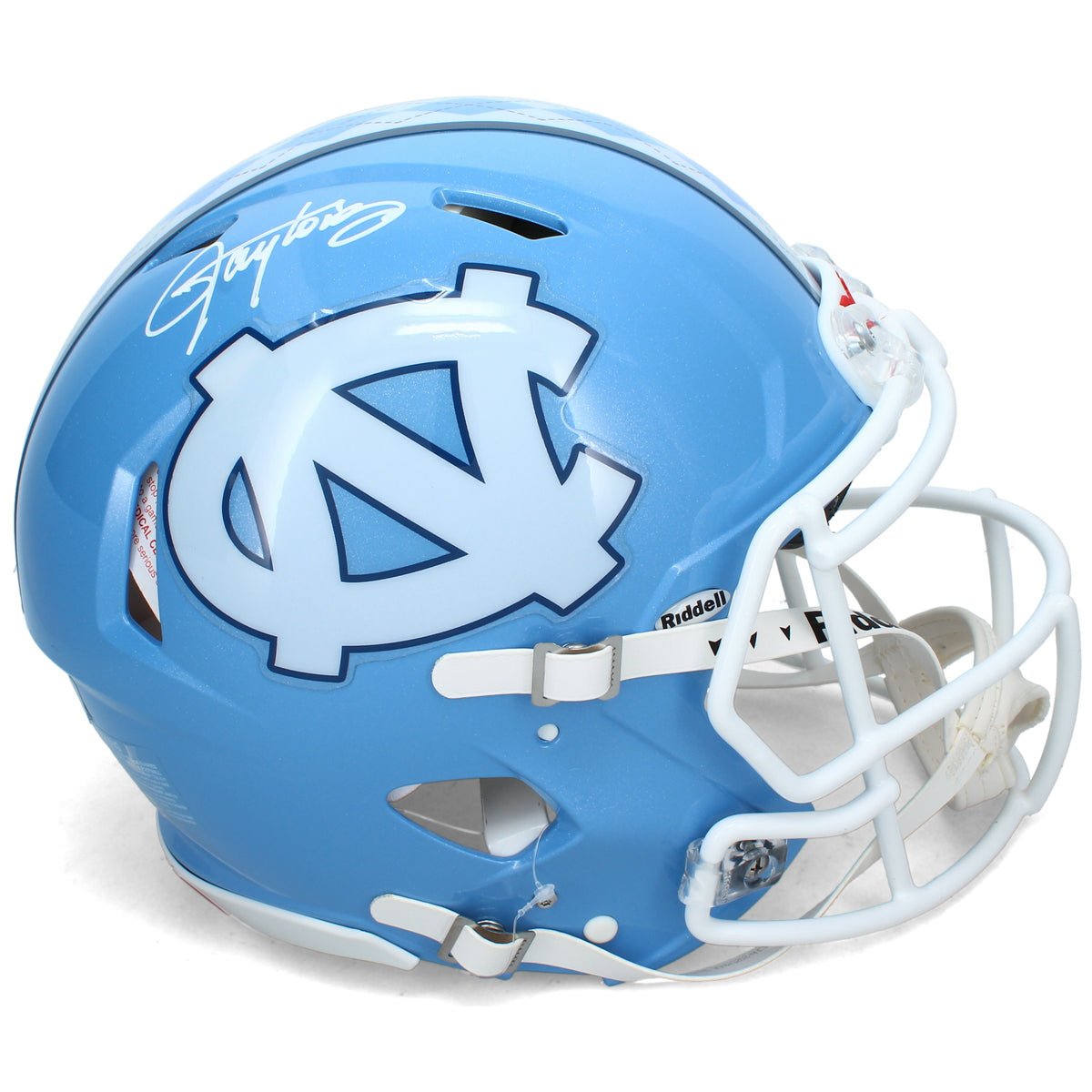 Lawrence Taylor Autographed UNC Tarheels Speed Authentic Helmet Beckett