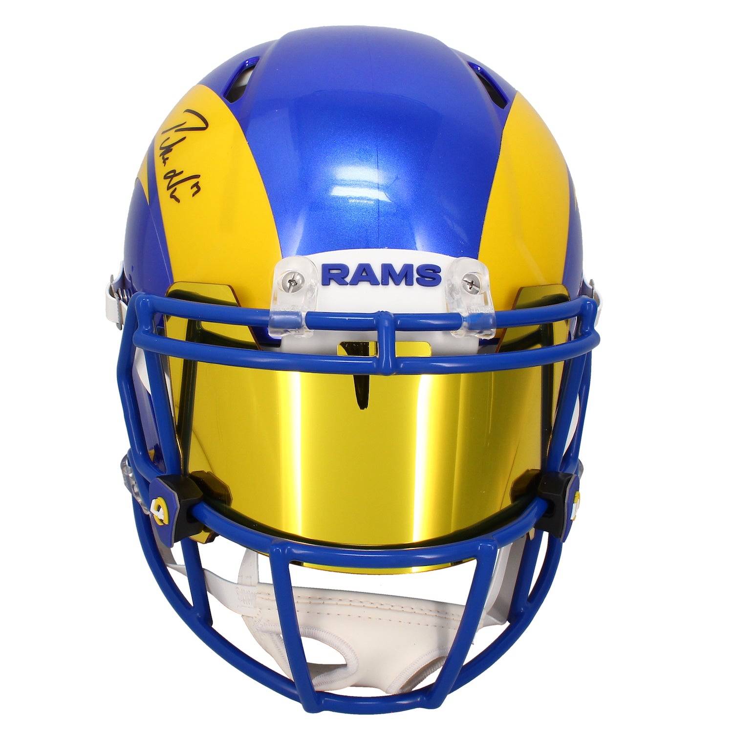 Puka Nacua Autographed Rams Authentic Speed Helmet w/ Visor & Bumpers Fanatics