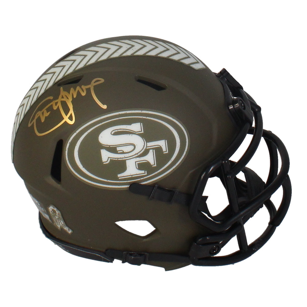 Steve Young Autographed San Francisco 49ers Salute to Service Mini Helmet Radtke