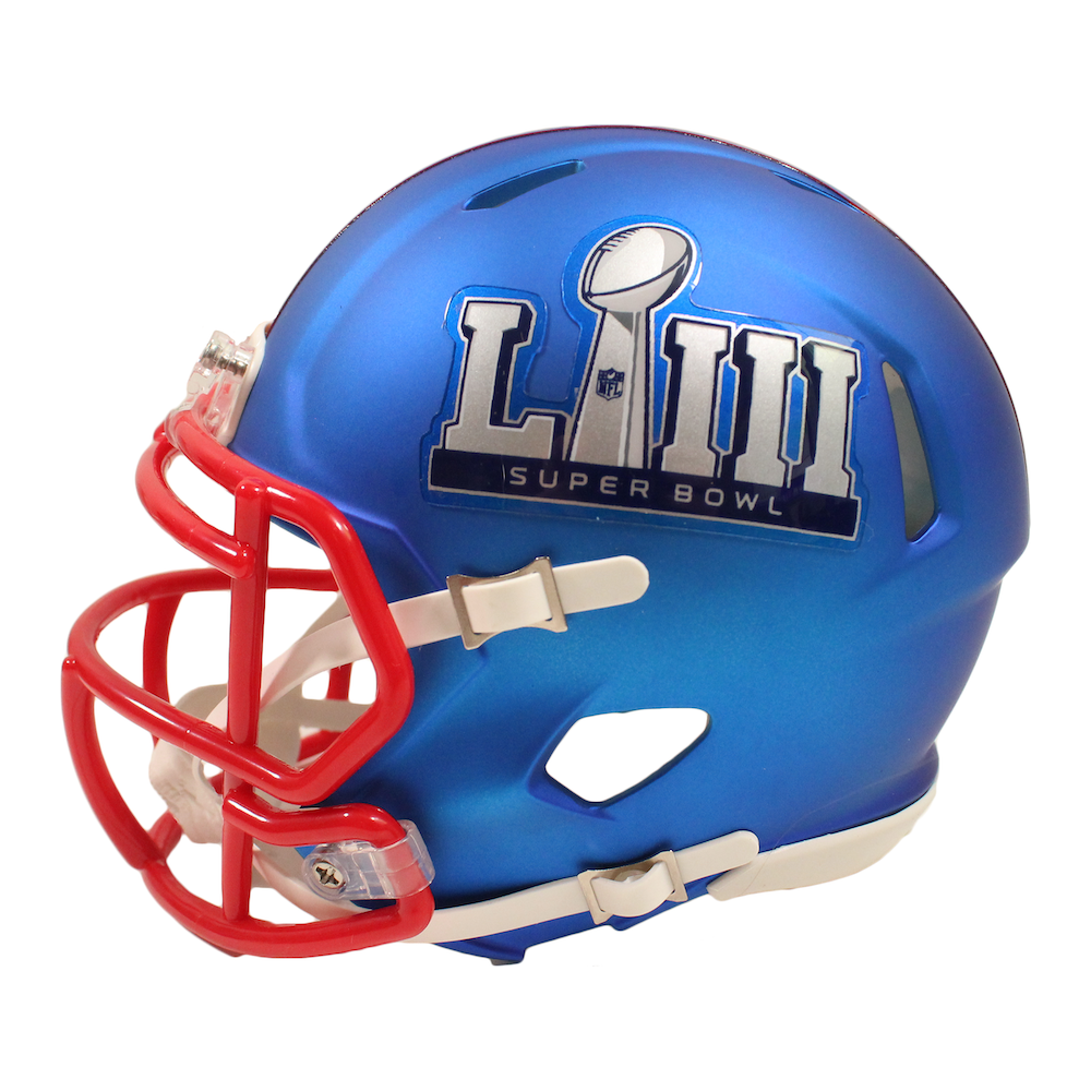 TOM BRADY Autographed New England Patriots Super Bowl 53 Mini Helmet FANATICS