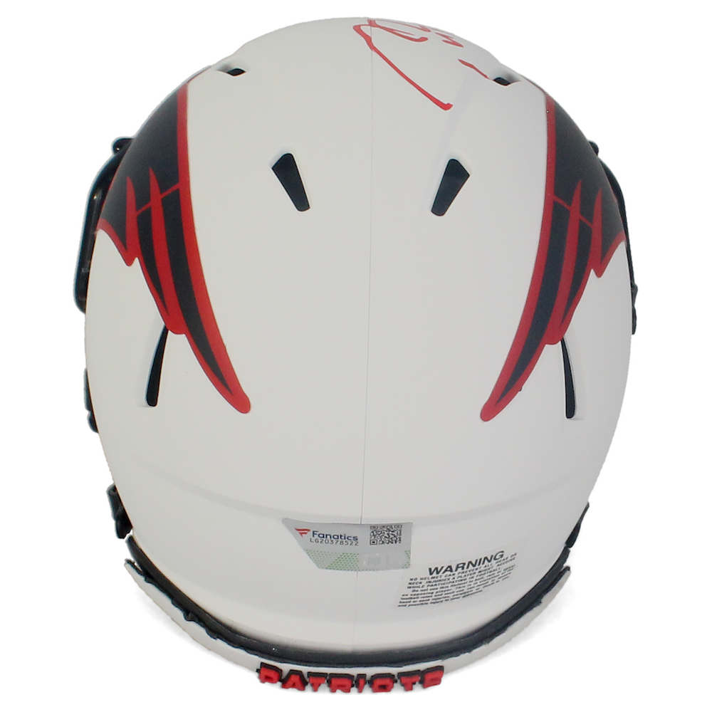 Tom Brady Autographed Patriots Lunar Eclipse Mini Speed Helmet w/ Visor Fanatics