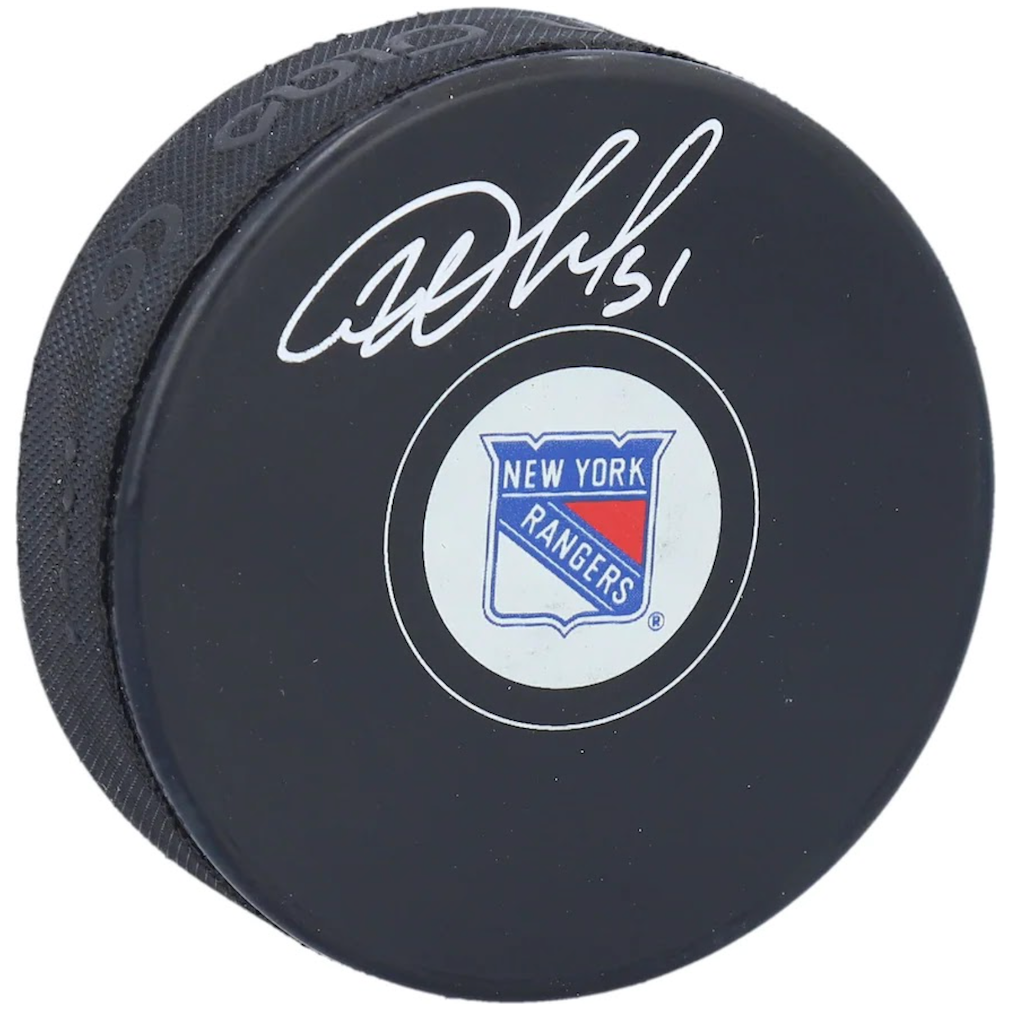 IGOR SHESTERKIN Autographed New York Rangers Hockey Puck FANATICS