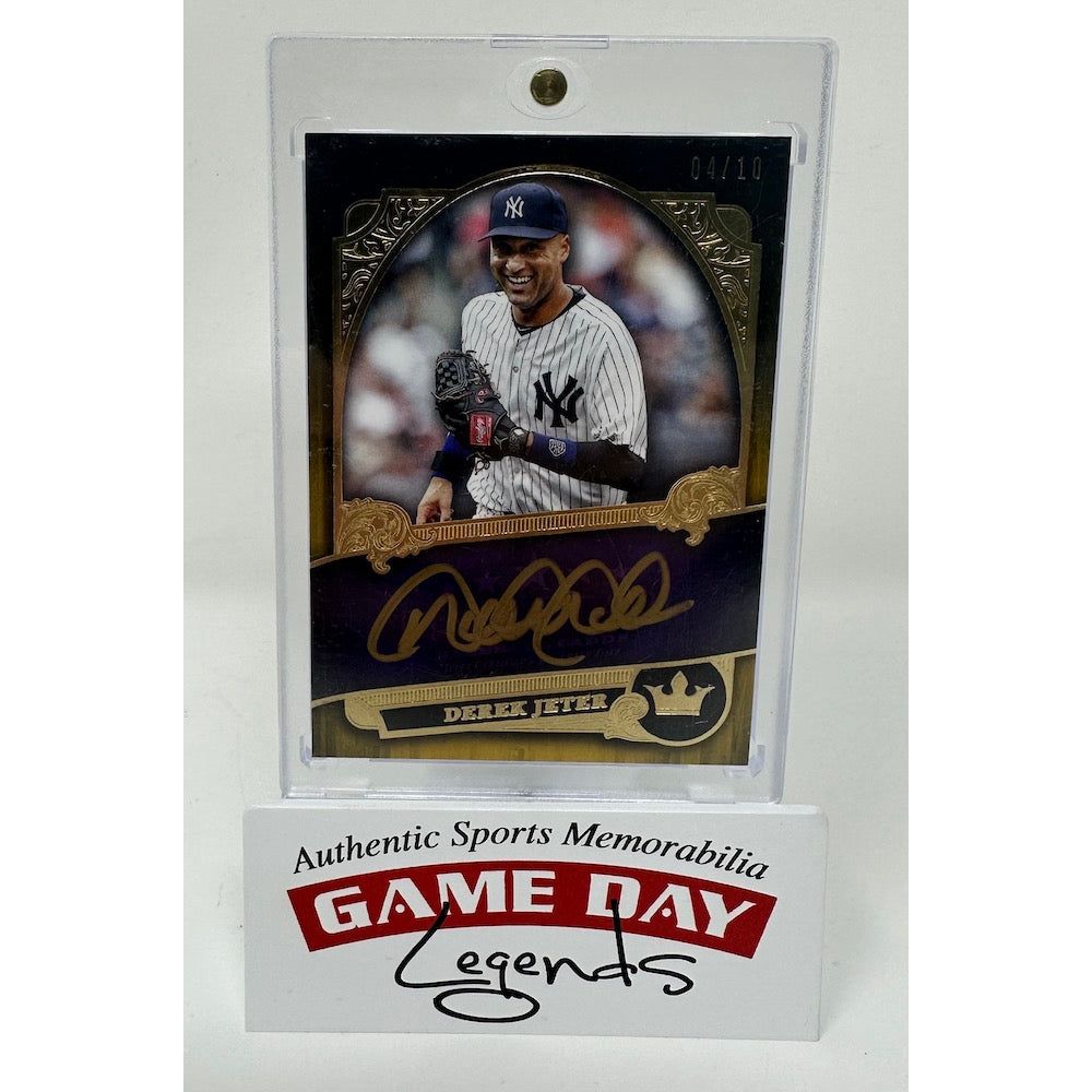 Derek Jeter Yankees 2022 Topps Five Star Baseball Royalty Autograph LE 4/10