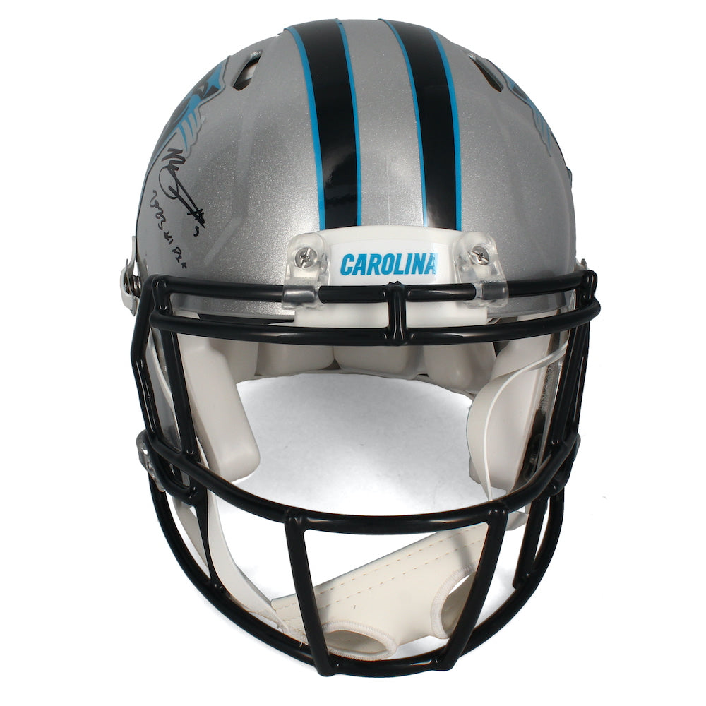 Bryce Young Autographed "2023 #1 Pick" Carolina Panthers Speed Authentic Helmet Fanatics