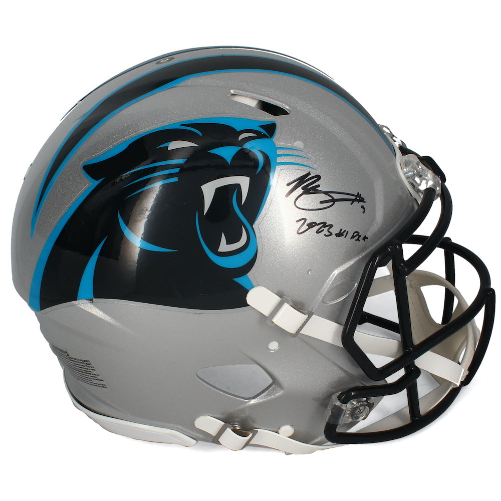 Bryce Young Autographed "2023 #1 Pick" Carolina Panthers Speed Authentic Helmet Fanatics