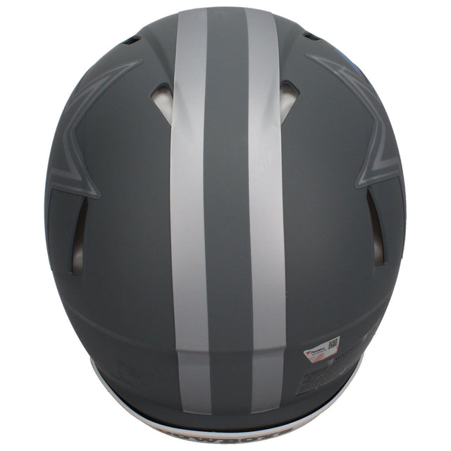 Micah Parsons Autographed Dallas Cowboys Slate Authentic Speed Helmet Fanatics