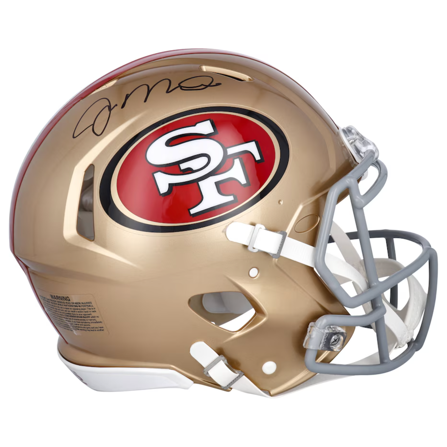 Joe Montana Autographed San Francisco 49ers Authentic Speed Helmet Fanatics