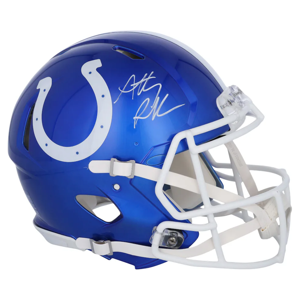Anthony Richardson Autographed Colts Flash Authentic Speed Helmet Fanatics