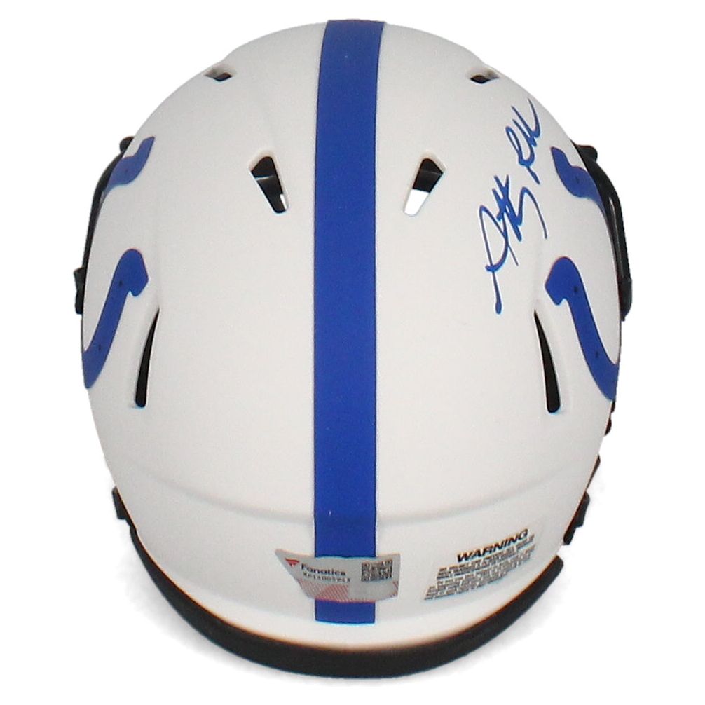 Anthony Richardson Autographed Colts Lunar Eclipse Mini Speed Helmet Fanatics