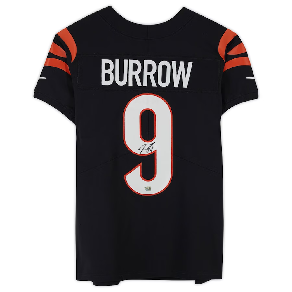 Joe Burrow Autographed Bengals Black Nike Elite Authentic Jersey Fanatics