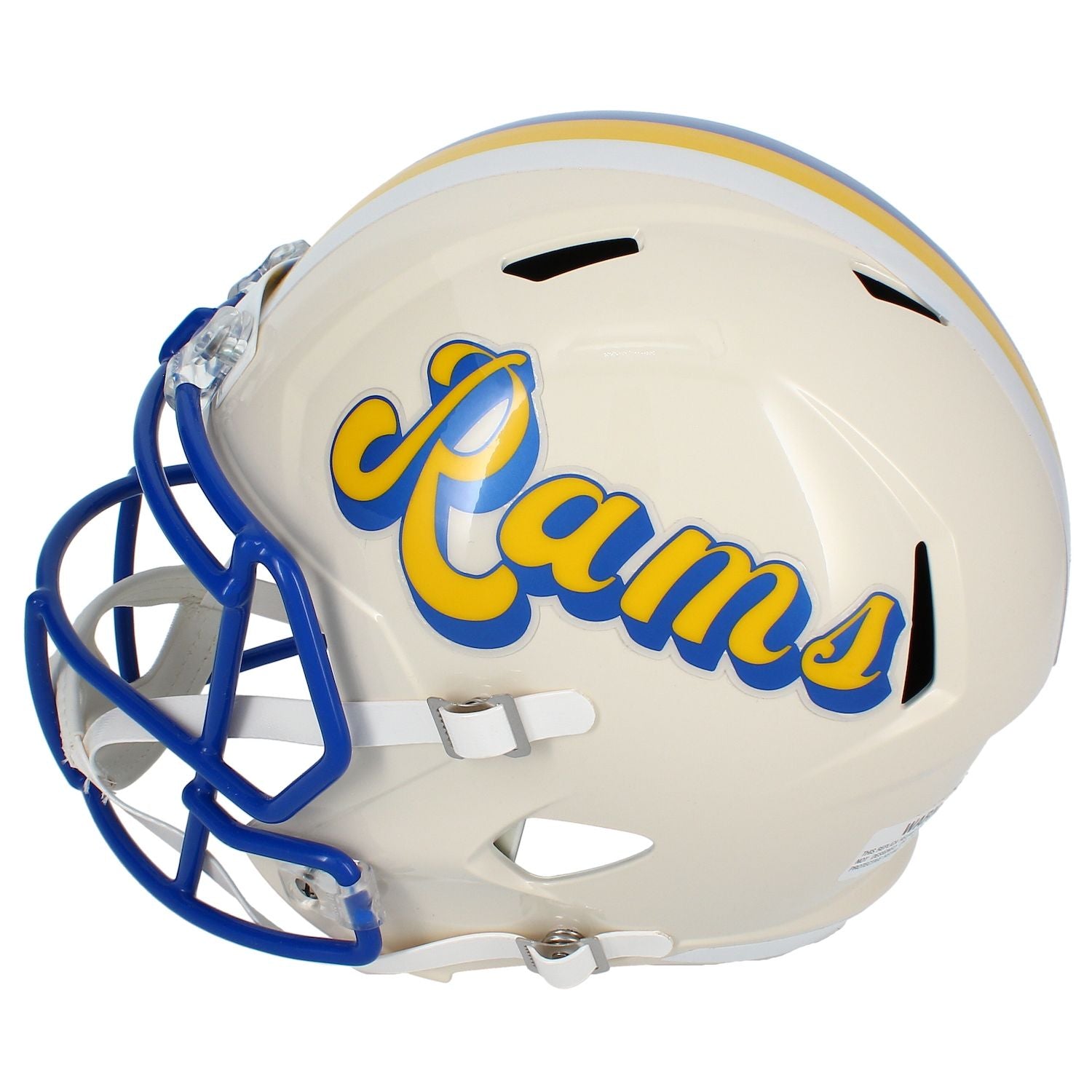 Isaac Bruce & Torry Holt Dual Autographed Los Angeles Rams RETRO Speed Full Size Helmet Beckett