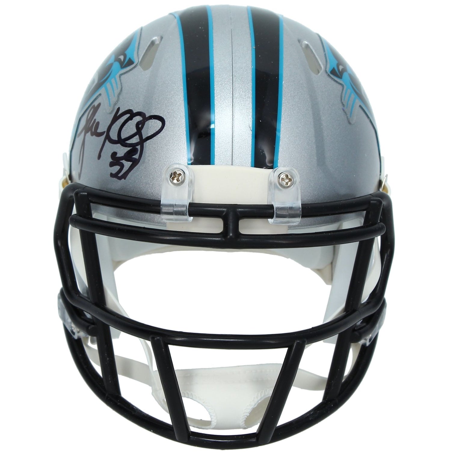 Luke Kuechly Autographed Carolina Panthers Speed Mini Helmet Beckett Witnessed
