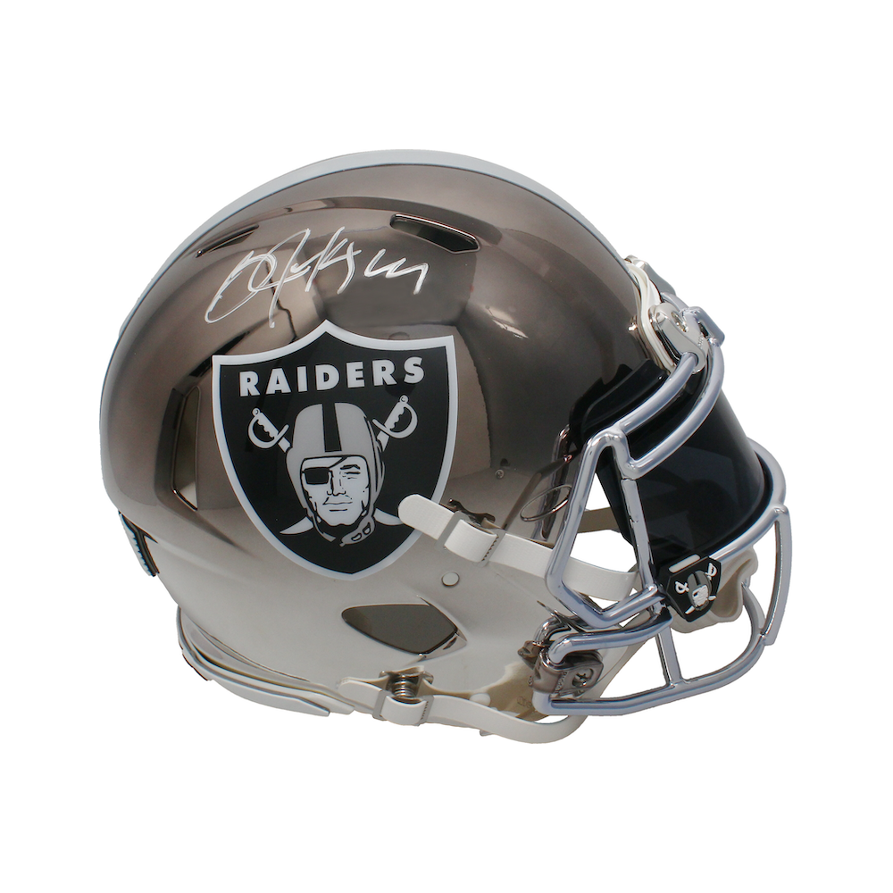 Bo Jackson Autographed Raiders Chrome Speed Authentic Helmet Beckett / GDL LE 34