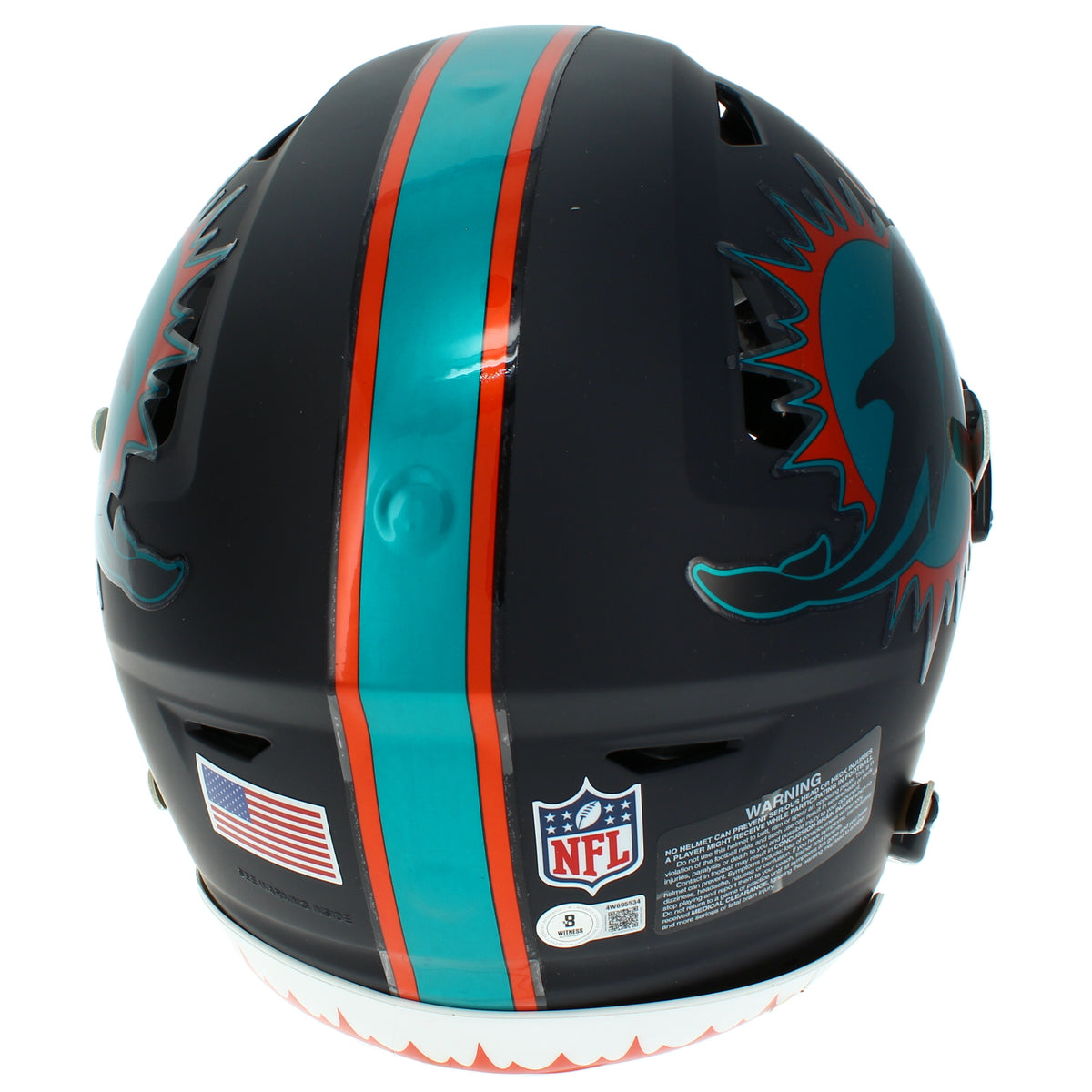 Dan Marino Autographed Miami Dolphins Black Rivalries Speedflex Authentic Helmet Beckett