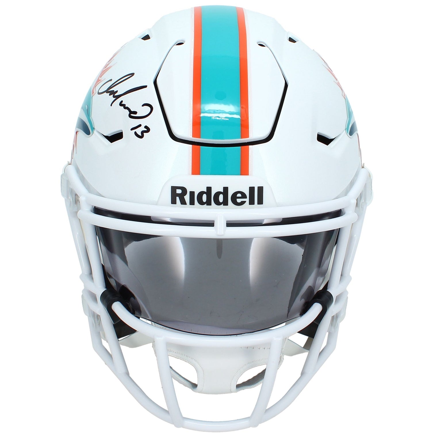 Dan Marino Autographed Miami Dolphins Speedflex Midi Helmet Beckett Witnessed