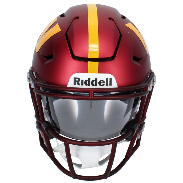 Mike Sainristill Autographed Washington Commanders Speedflex Midi Helmet Beckett