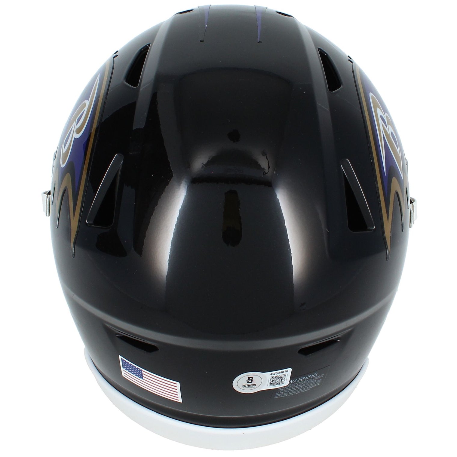 Anquan Boldin Autographed Baltimore Ravens SpeedFlex Midi Helmet Beckett