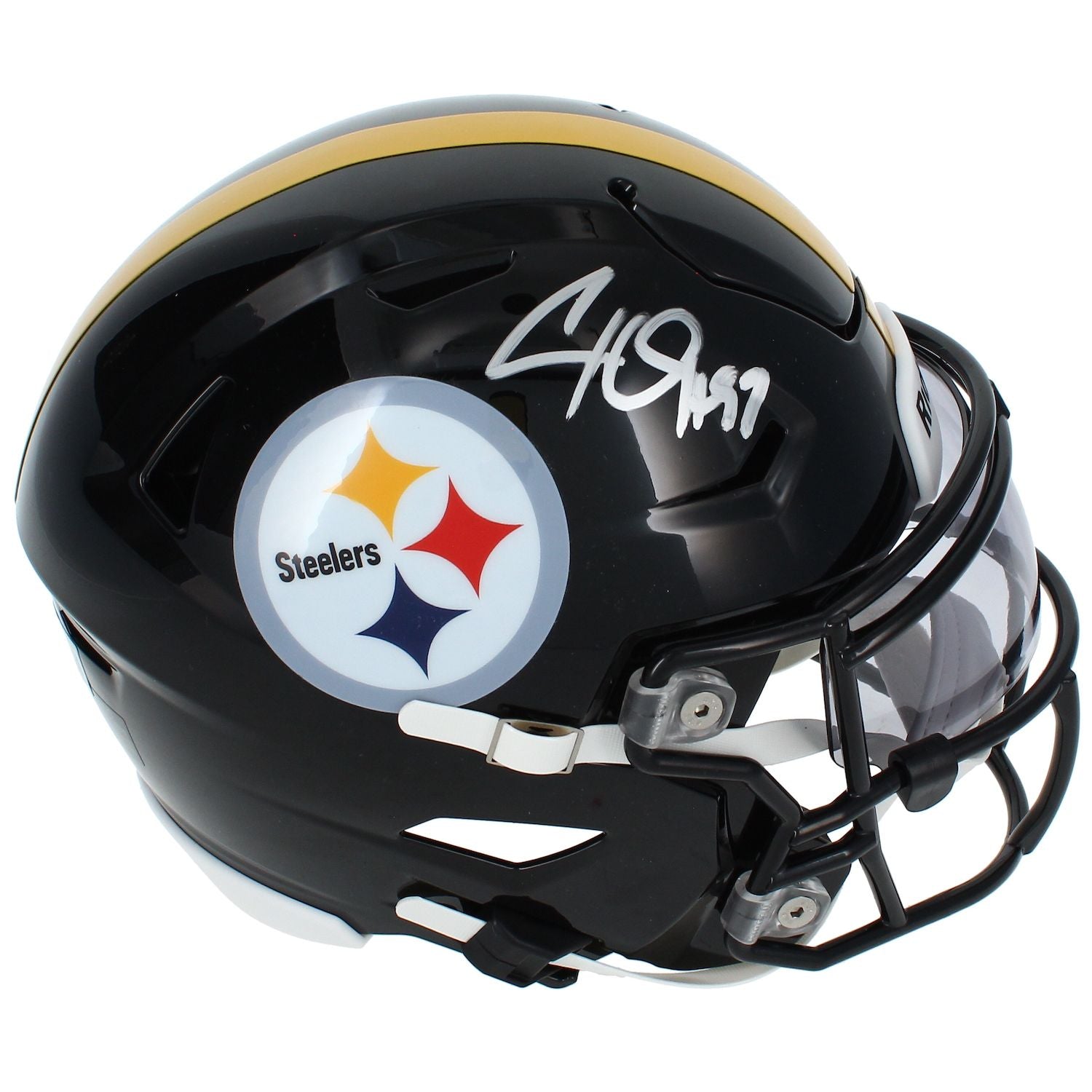 Cam Heyward Autographed Pittsburgh Steelers SpeedFlex Midi Helmet Beckett