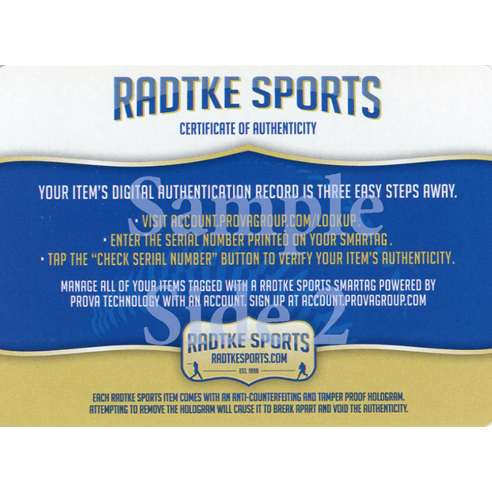 Brett Favre Autographed Green Bay Packers Mini Speed Helmet Radtke