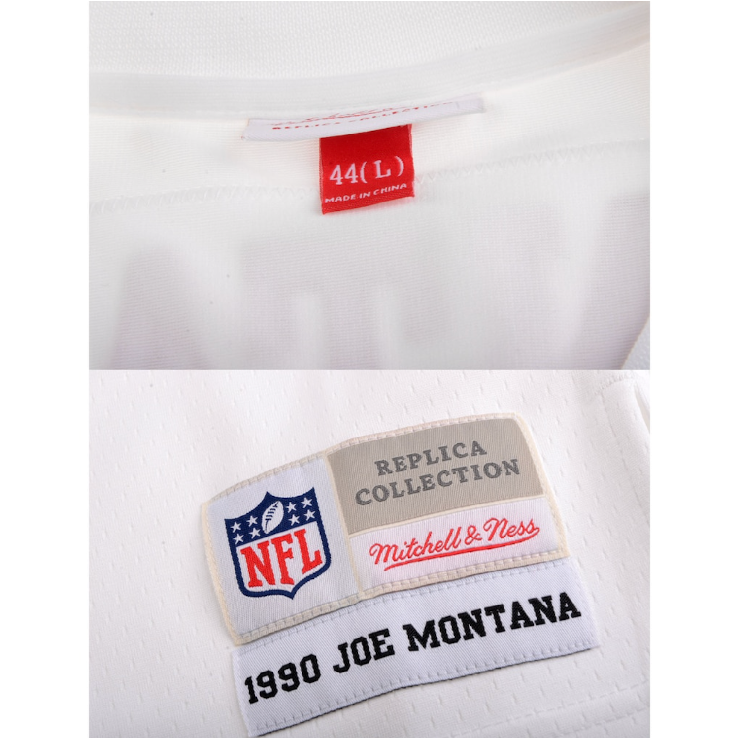 Joe Montana Autographed San Francisco 49ers White Mitchell & Ness Legacy Collection Jersey Fanatics