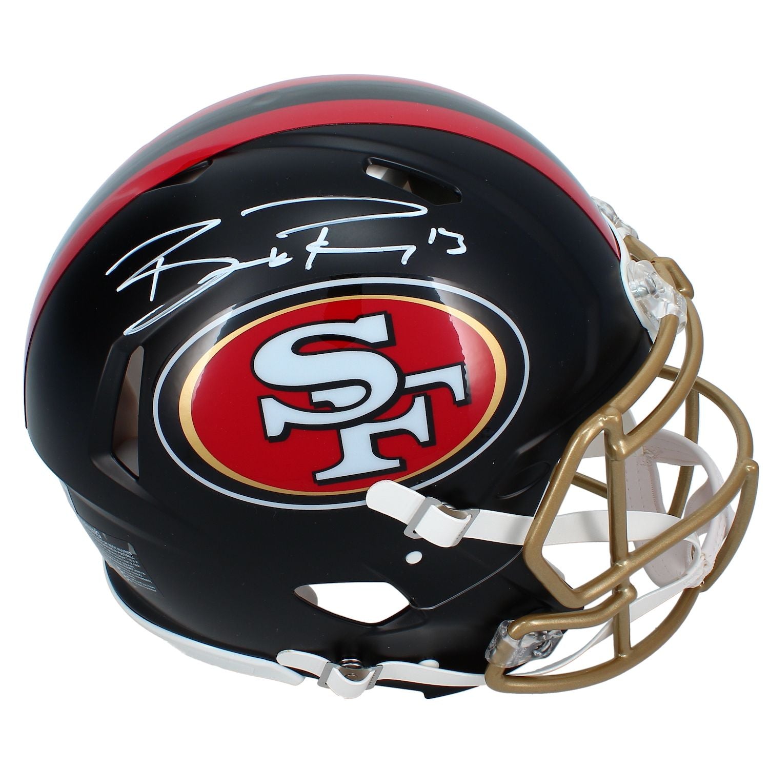 Brock Purdy Autographed San Francisco 49ers Rivalries Authentic Helmet Beckett
