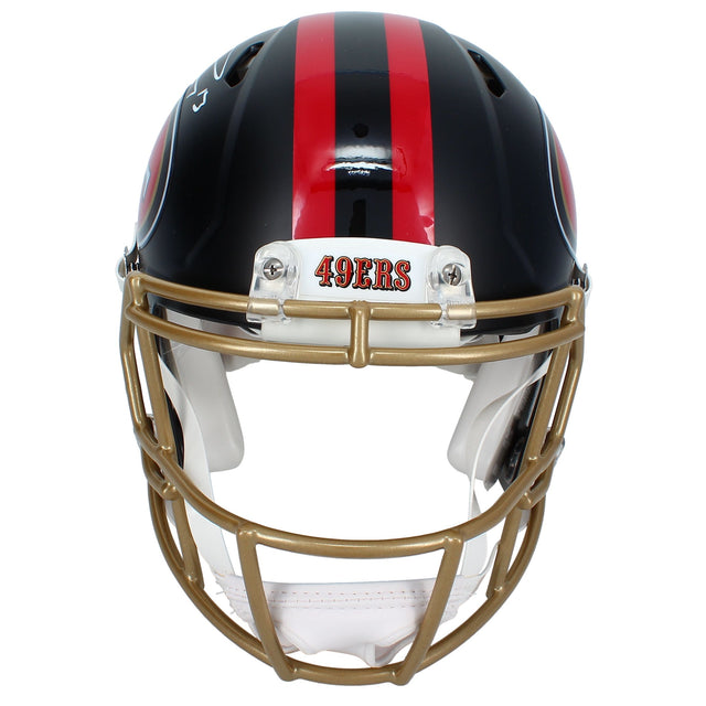 Brock Purdy Autographed San Francisco 49ers Rivalries Authentic Helmet Beckett