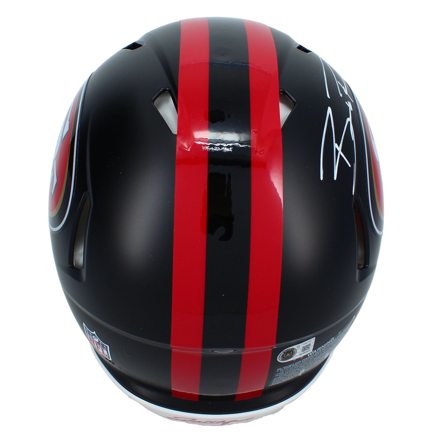 Brock Purdy Autographed San Francisco 49ers Rivalries Authentic Helmet Beckett