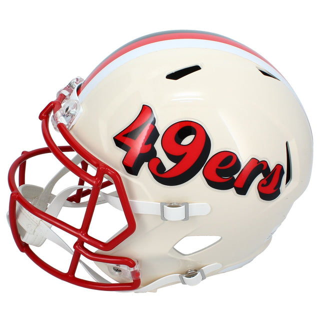 Brock Purdy Autographed San Francisco 49ers RETRO Speed Full Size Helmet Beckett