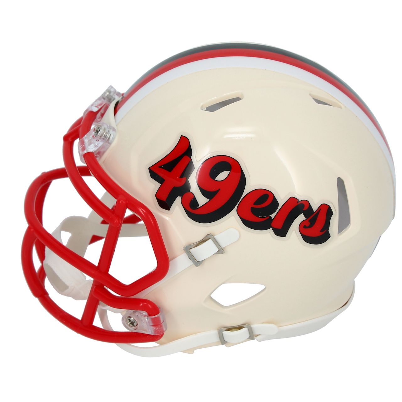 Brock Purdy Autographed San Francisco 49ers RETRO Speed Mini Helmet Beckett