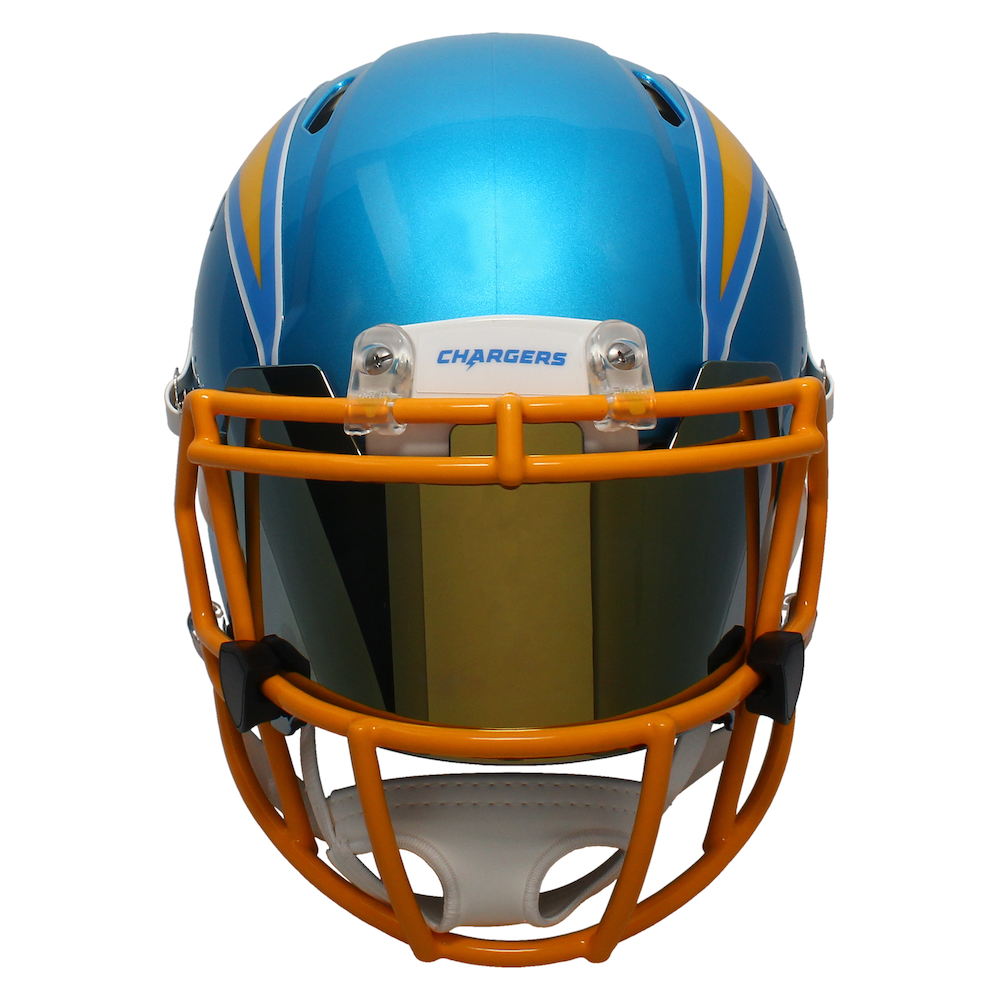 Justin Herbert Autographed "2020 ROY" Chargers Authentic Helmet w/ Visor Beckett