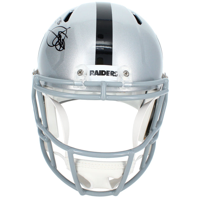 Raghib "Rocket" Ismail Autographed Las Vegas Raiders Speed Full Size Helmet Beckett
