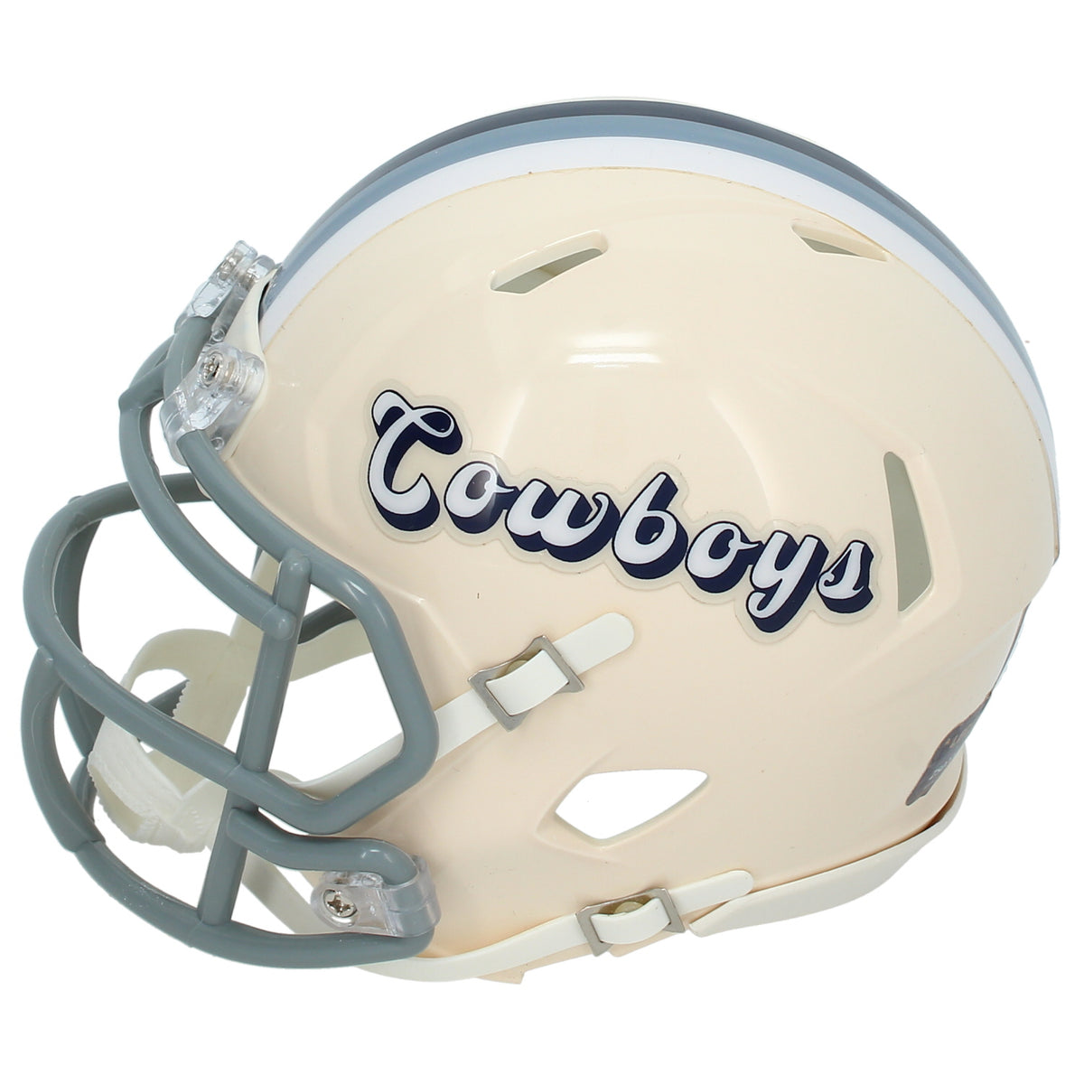 Emmitt Smith Autographed Dallas Cowboys RETRO Speed Mini Helmet Beckett
