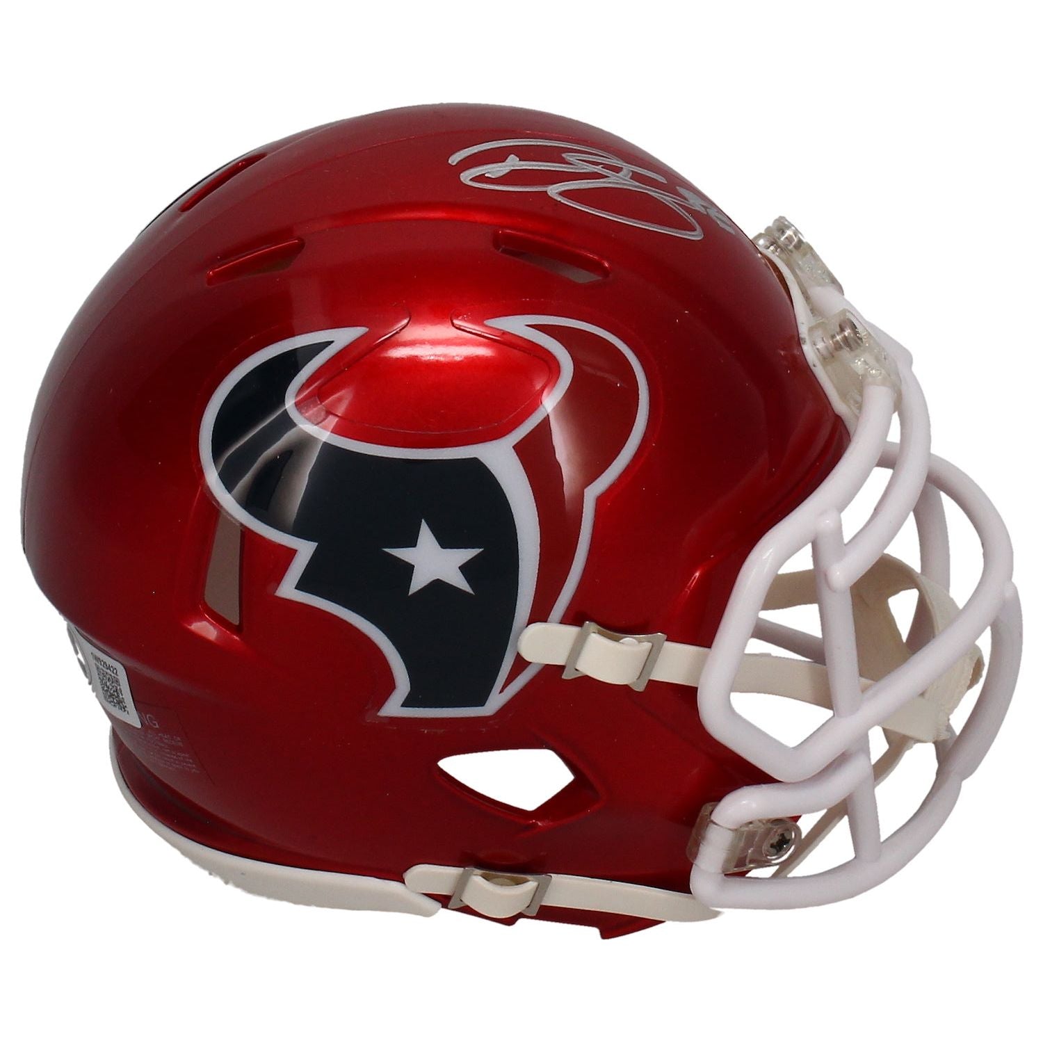 Dalton Schultz Autographed Houston Texans Flash Speed Mini Helmet Beckett
