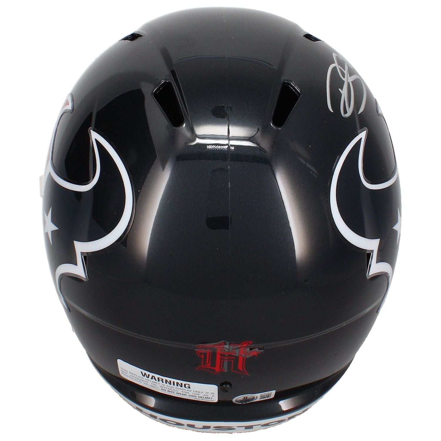 Dalton Schultz Autographed Houston Texans 2024 Full Size Speed Helmet Beckett