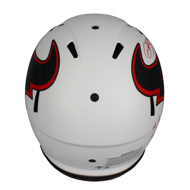 Dalton Schultz Autographed "We Are Texans" Lunar Authentic Helmet Beckett