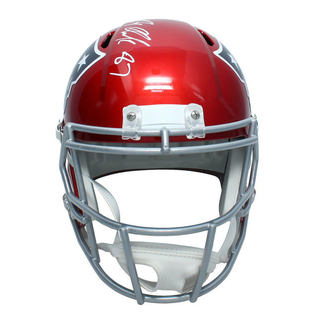 Rob Gronkowski Autographed Patriots Full Size Flash Speed Helmet Radtke