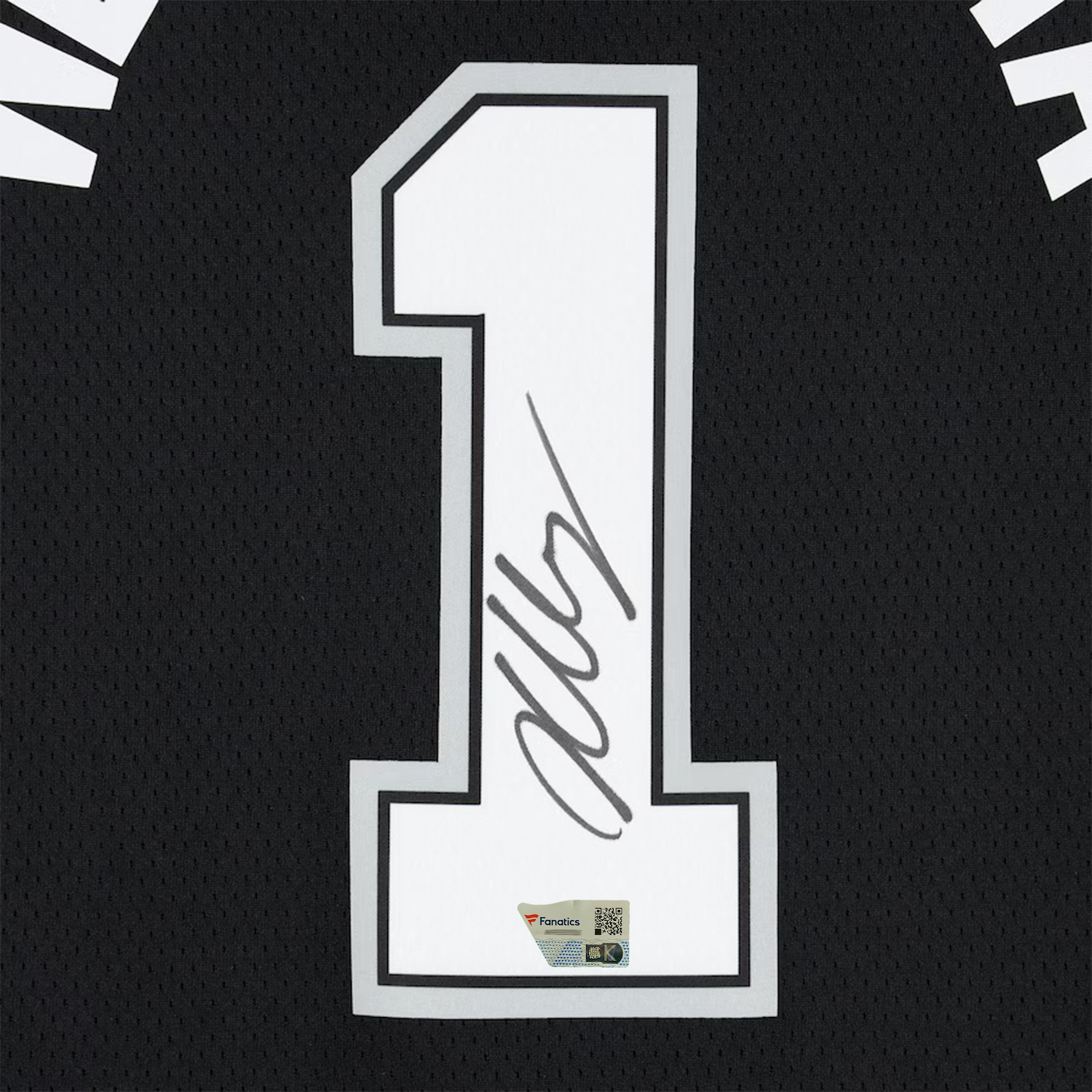 Victor Wembanyama Autographed San Antonio Spurs Icon Edition Black Jersey Fanatics