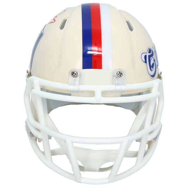 Abdul Carter Autographed New York Giants RETRO Speed Mini Helmet Beckett