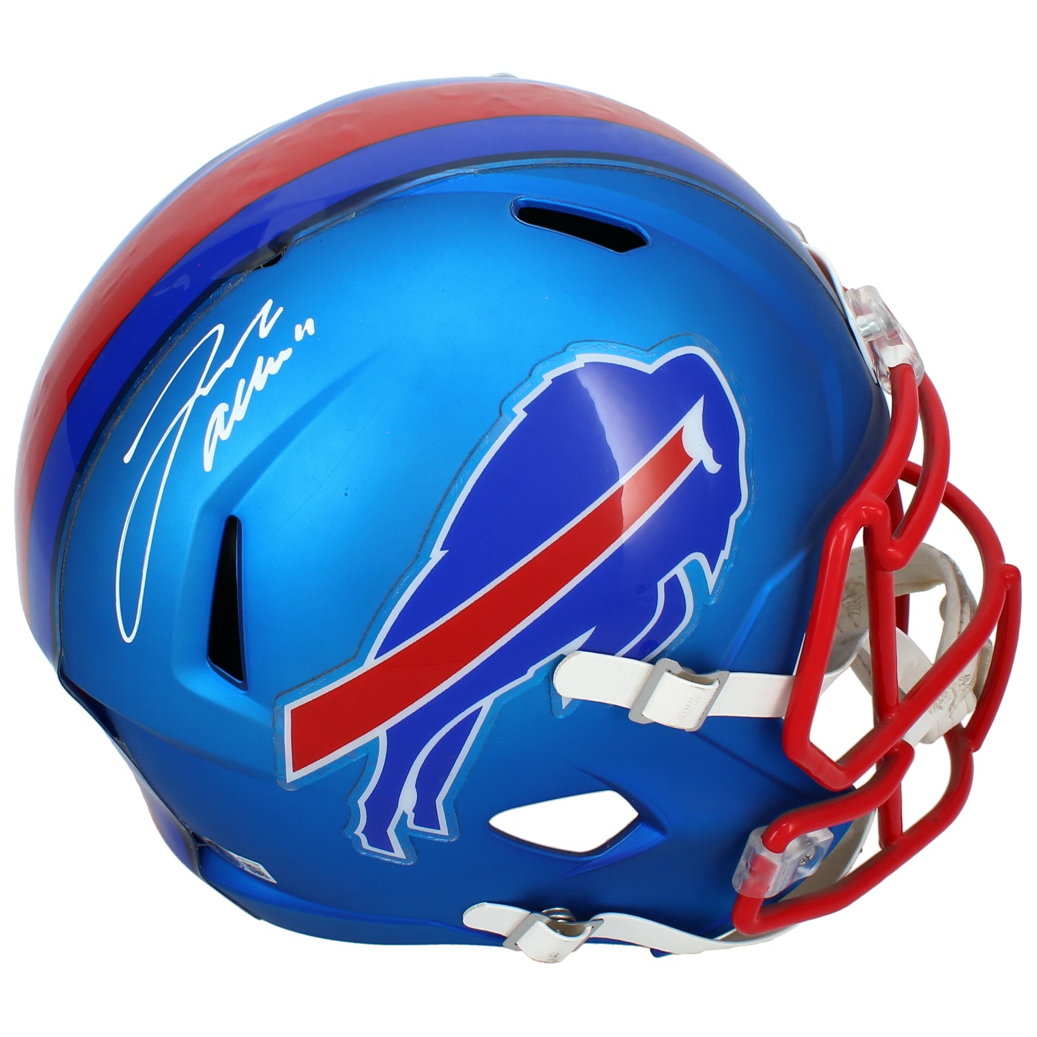 Josh Allen Autographed Buffalo Bills Custom Blaze Style Speed Full Size Helmet Beckett