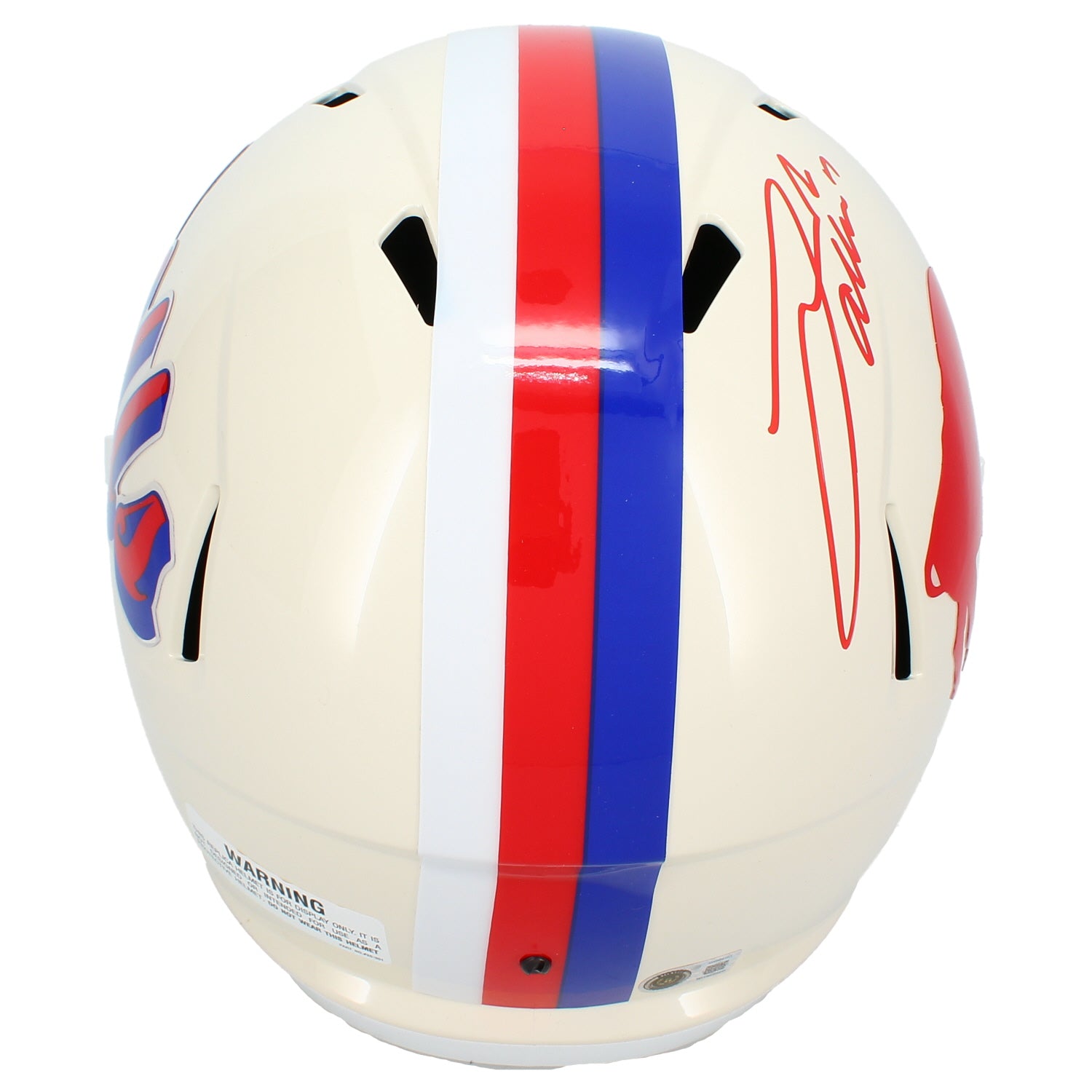 Josh Allen Autographed Buffalo Bills RETRO Speed Full Size Helmet Beckett