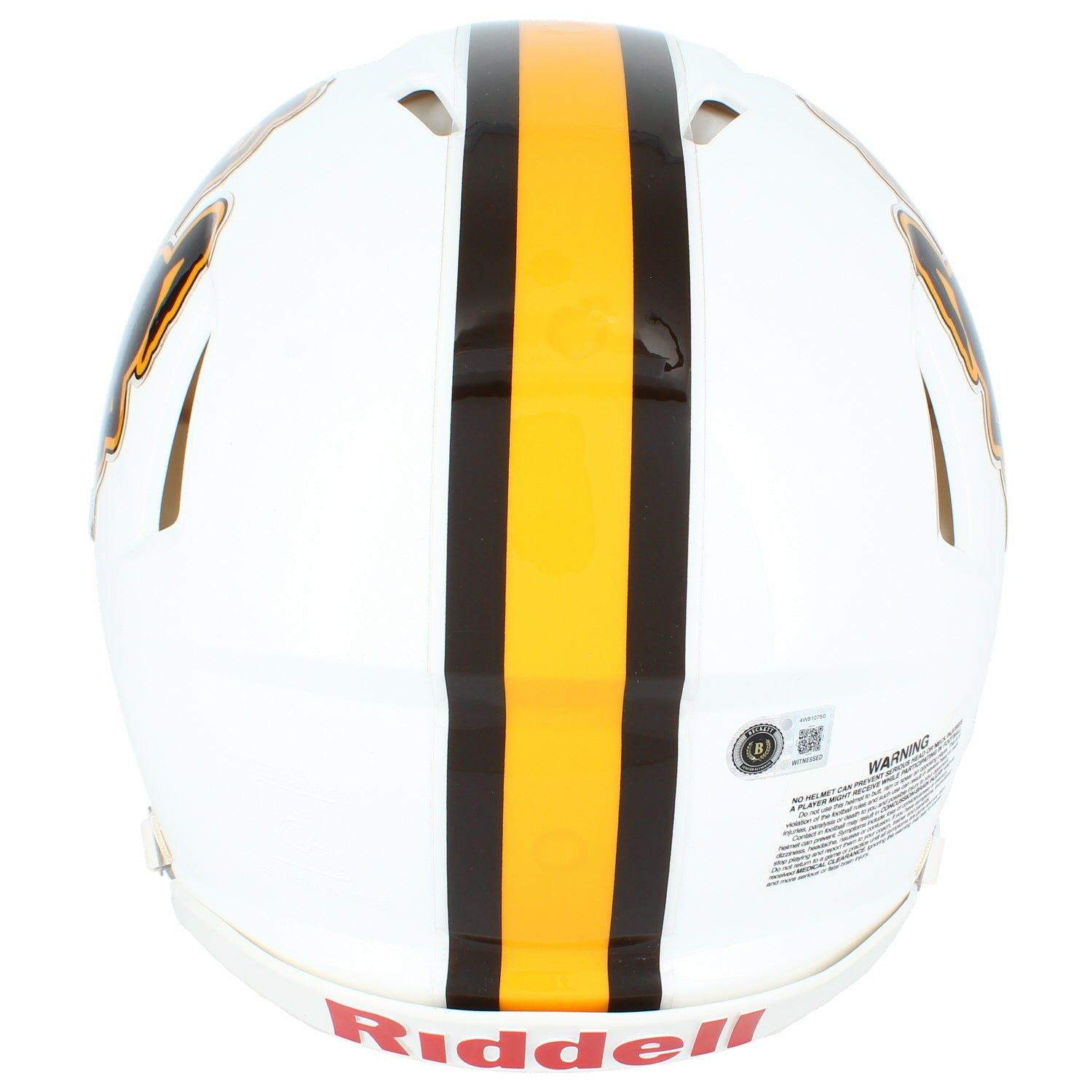 Josh Allen Autographed Wyoming Cowboys Speed Authentic Helmet Beckett Witnessed